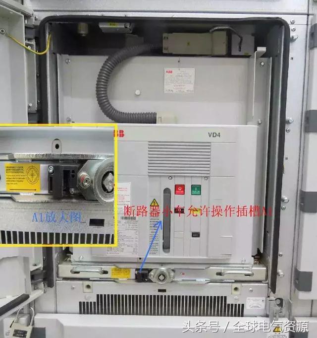 ABB高壓開關柜 5機械鎖細節，建議收藏！